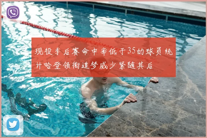 现役季后赛命中率低于35的球员统计哈登领衔追梦威少紧随其后