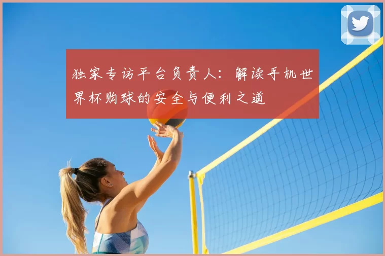独家专访平台负责人：解读手机世界杯购球的安全与便利之道